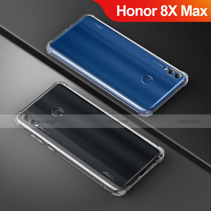 Ultra-thin Transparent TPU Soft Case T05 for Huawei Honor 8X Max Clear