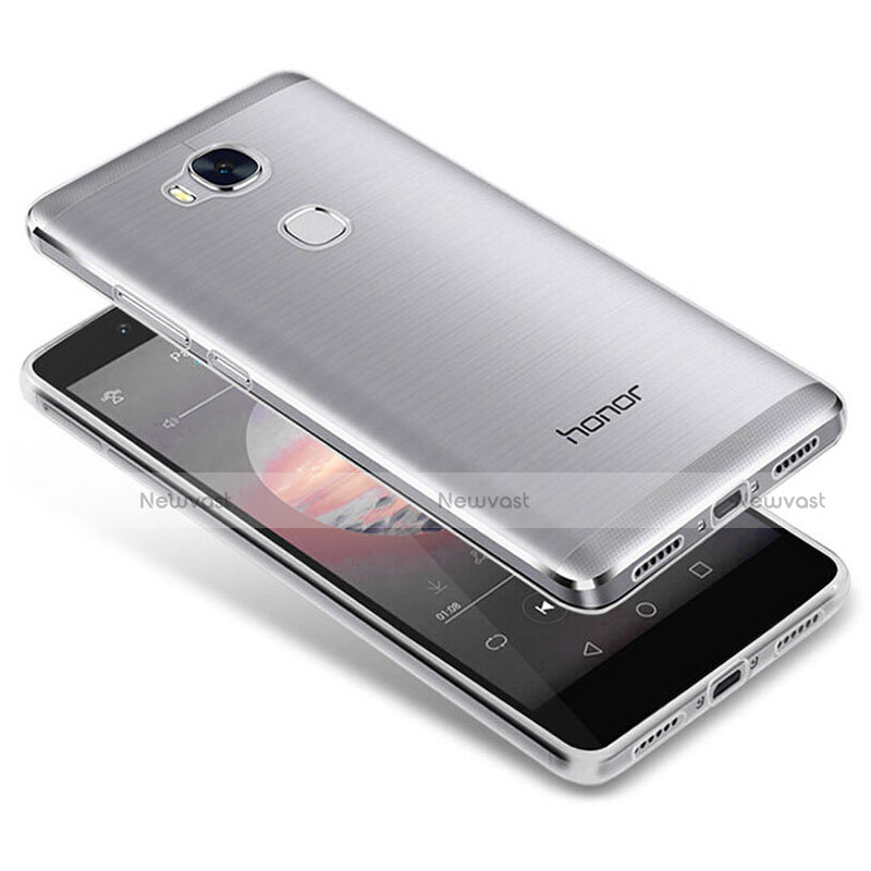 Ultra-thin Transparent TPU Soft Case T05 for Huawei Honor Play 5X Clear