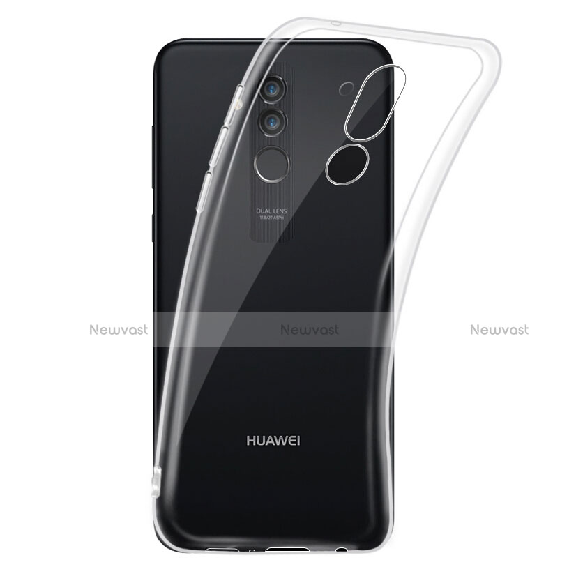 Ultra-thin Transparent TPU Soft Case T05 for Huawei Mate 20 Lite Clear