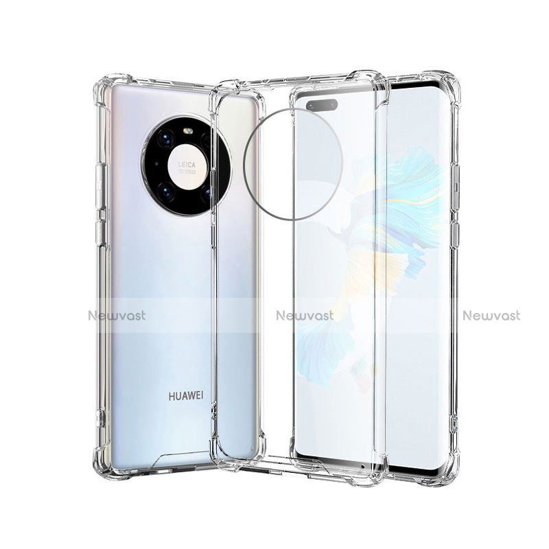 Ultra-thin Transparent TPU Soft Case T05 for Huawei Mate 40 Pro Clear