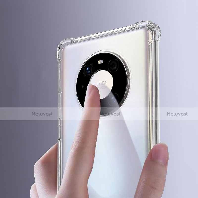 Ultra-thin Transparent TPU Soft Case T05 for Huawei Mate 40 Pro Clear