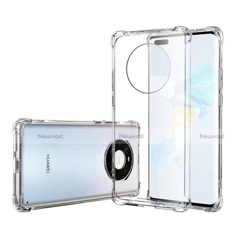 Ultra-thin Transparent TPU Soft Case T05 for Huawei Mate 40E Pro 4G Clear
