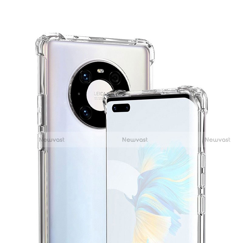 Ultra-thin Transparent TPU Soft Case T05 for Huawei Mate 40E Pro 4G Clear