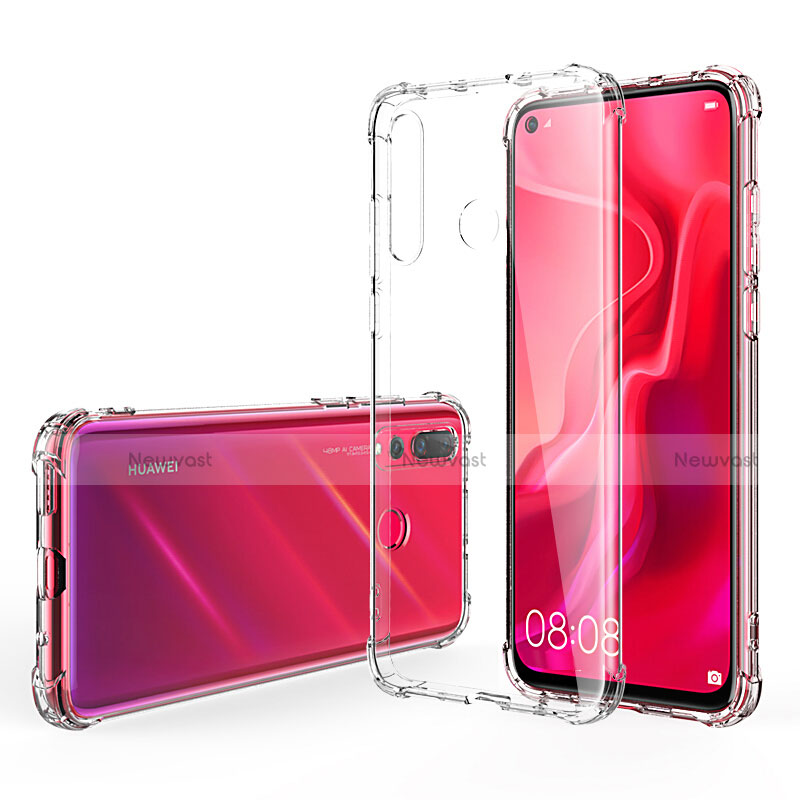 Ultra-thin Transparent TPU Soft Case T05 for Huawei Nova 4 Clear