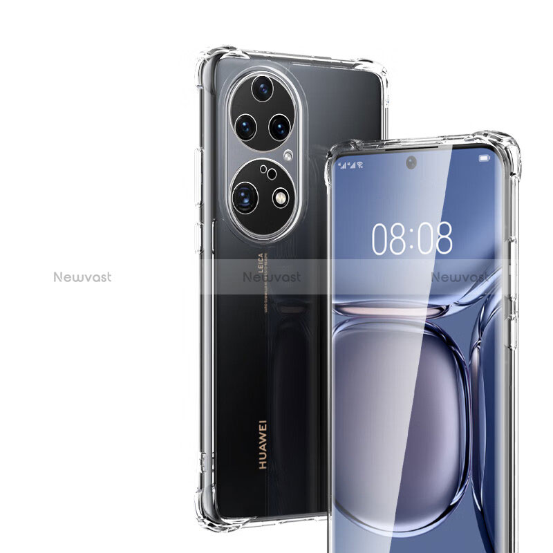 Ultra-thin Transparent TPU Soft Case T05 for Huawei P50 Pro Clear