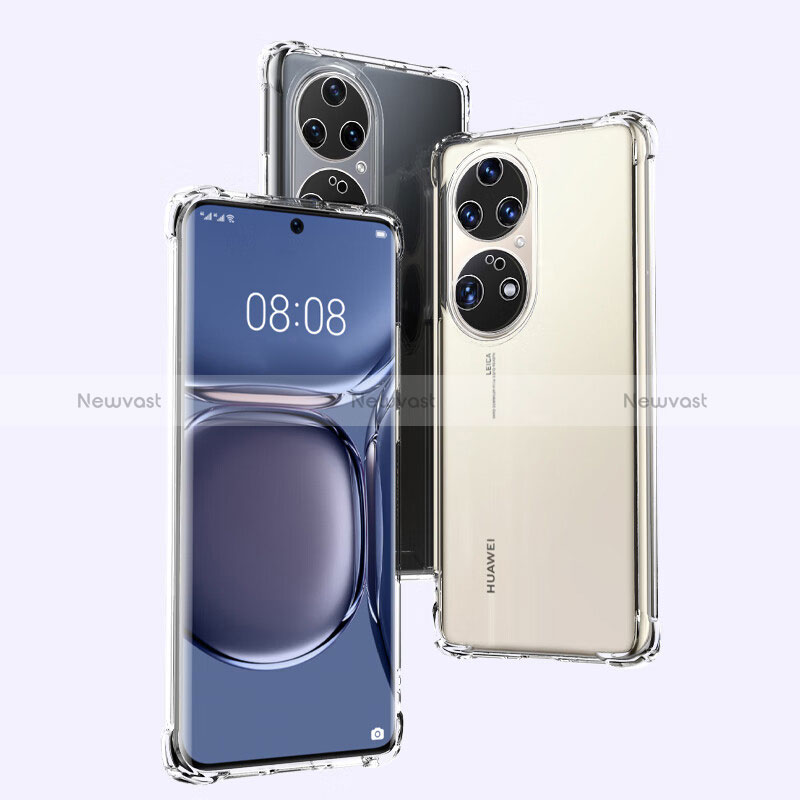 Ultra-thin Transparent TPU Soft Case T05 for Huawei P50 Pro Clear