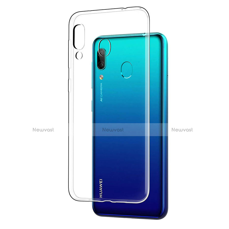 Ultra-thin Transparent TPU Soft Case T05 for Huawei Y7 (2019) Clear