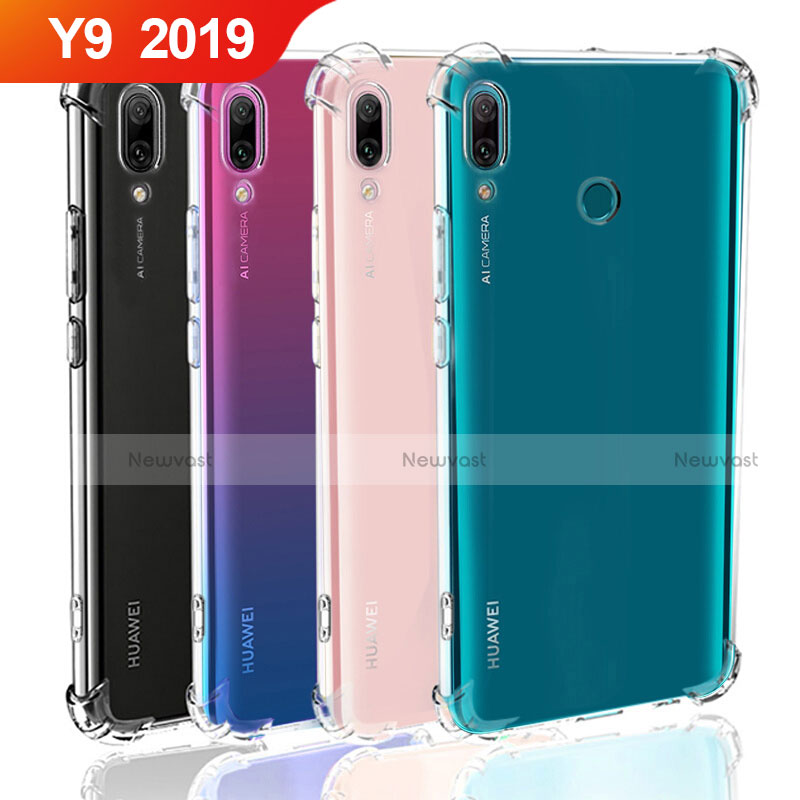 Ultra-thin Transparent TPU Soft Case T05 for Huawei Y9 (2019) Clear