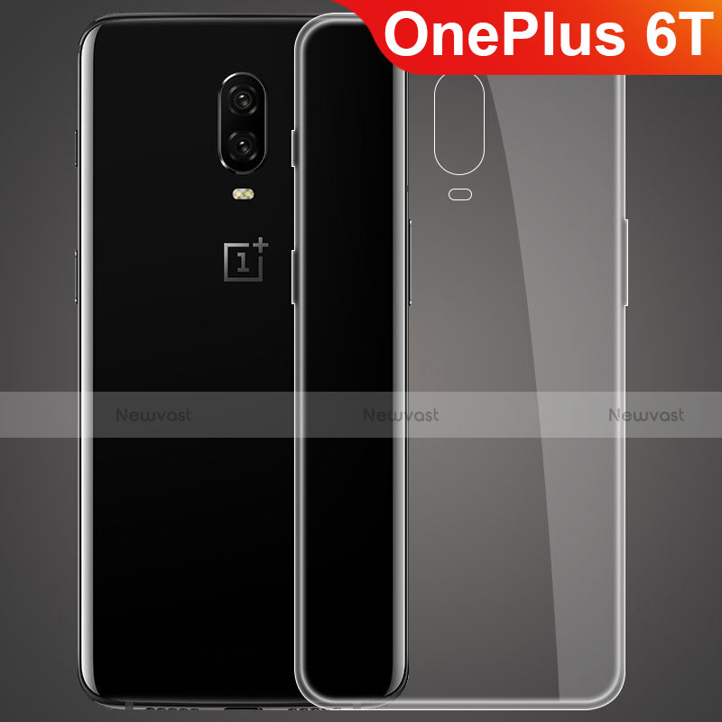 Ultra-thin Transparent TPU Soft Case T05 for OnePlus 6T Clear