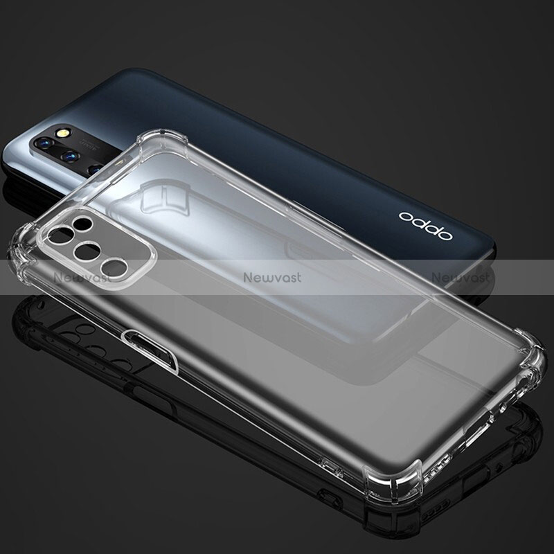 Ultra-thin Transparent TPU Soft Case T05 for Oppo A56 5G Clear