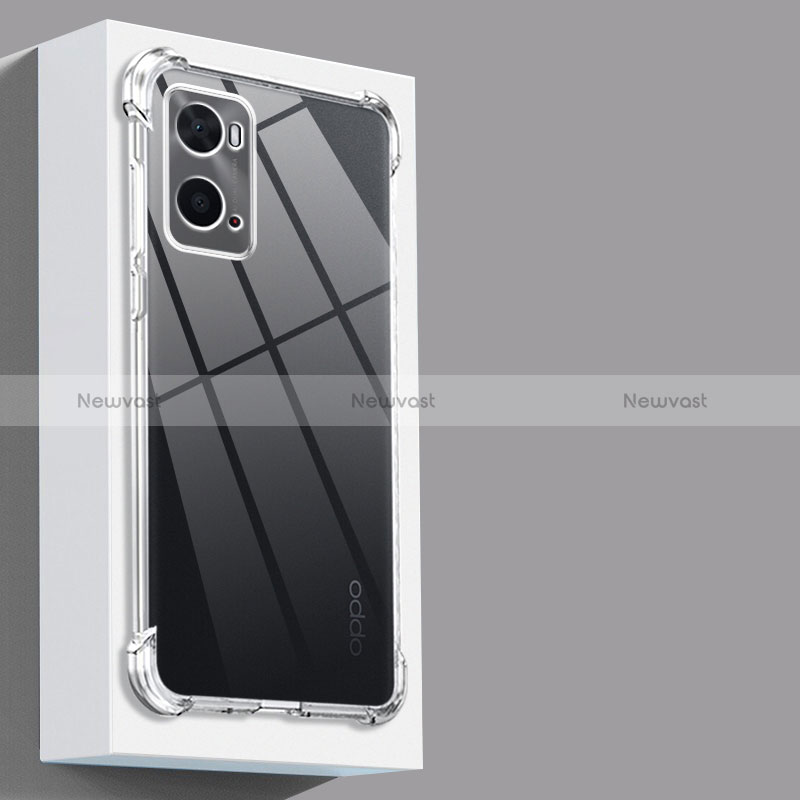 Ultra-thin Transparent TPU Soft Case T05 for Oppo A76 Clear