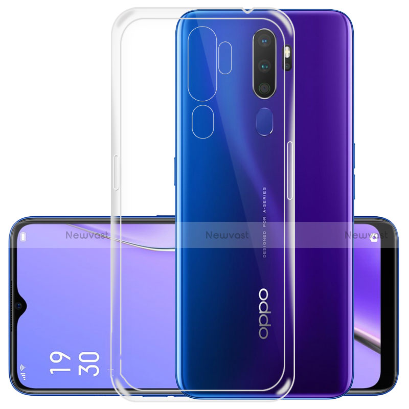 Ultra-thin Transparent TPU Soft Case T05 for Oppo A9 (2020) Clear