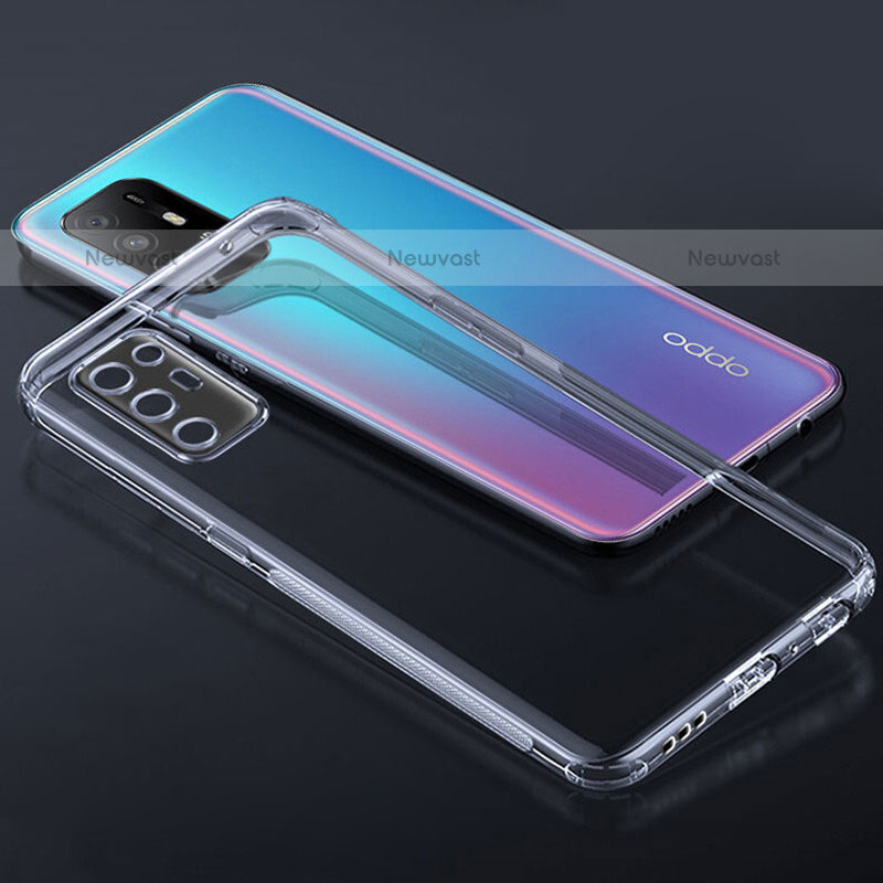 Ultra-thin Transparent TPU Soft Case T05 for Oppo F19 Pro+ Plus 5G Clear