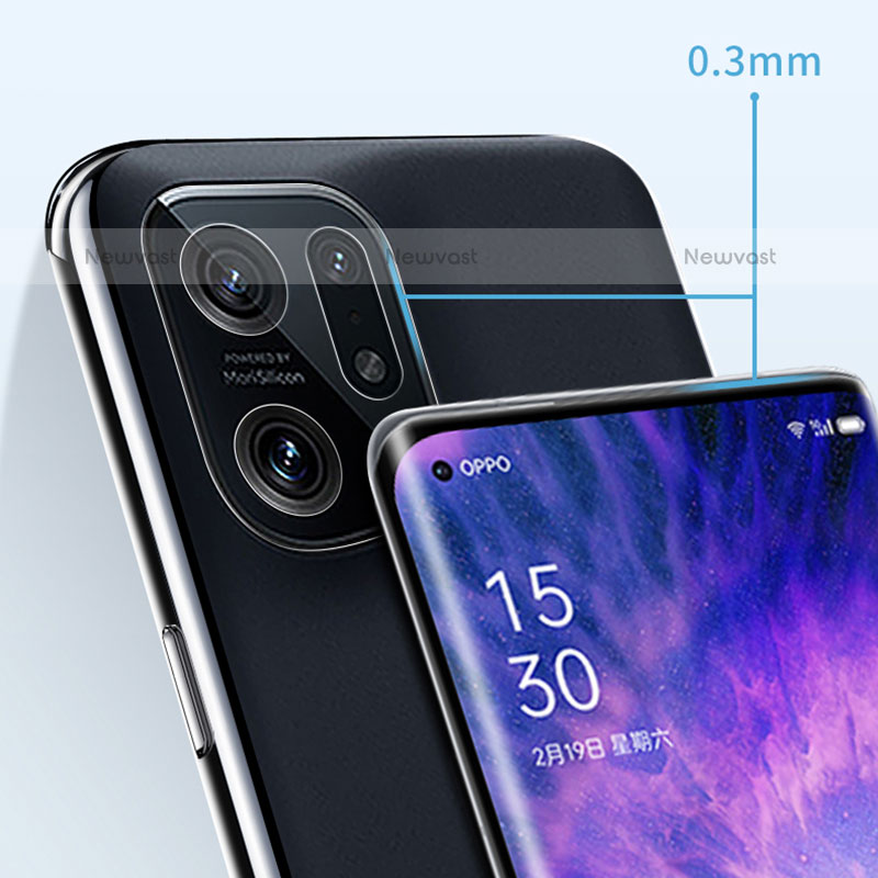 Ultra-thin Transparent TPU Soft Case T05 for Oppo Find X5 Pro 5G Clear