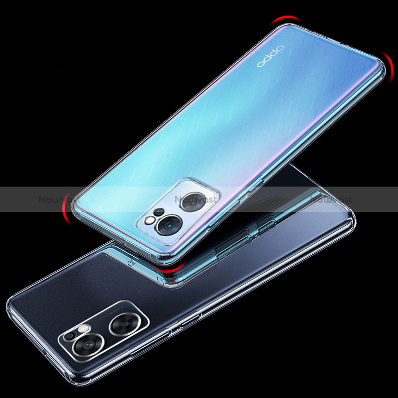 Ultra-thin Transparent TPU Soft Case T05 for Oppo Reno7 5G Clear