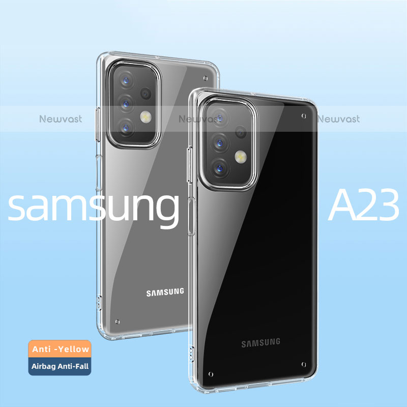 Ultra-thin Transparent TPU Soft Case T05 for Samsung Galaxy A23 5G Clear