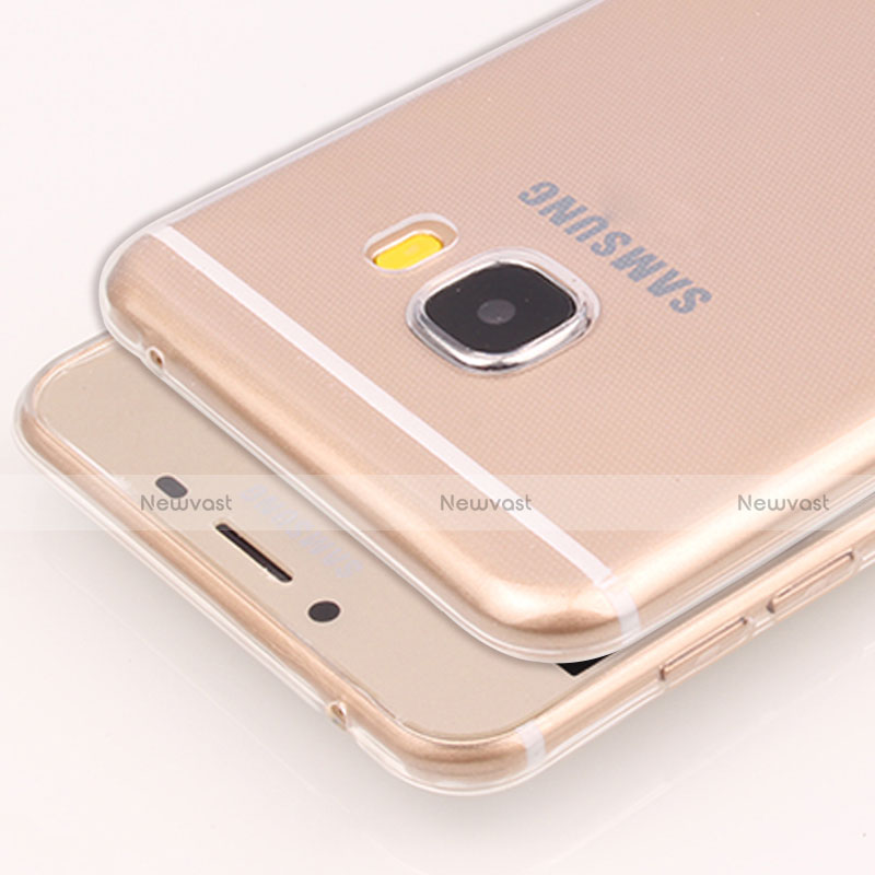 Ultra-thin Transparent TPU Soft Case T05 for Samsung Galaxy C7 SM-C7000 Clear