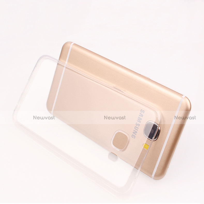 Ultra-thin Transparent TPU Soft Case T05 for Samsung Galaxy C7 SM-C7000 Clear