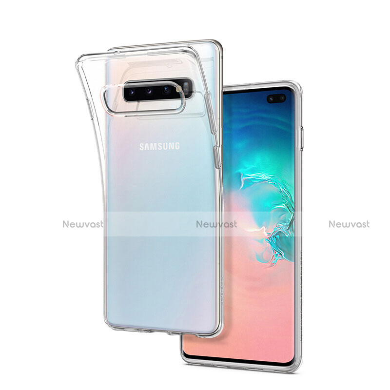 Ultra-thin Transparent TPU Soft Case T05 for Samsung Galaxy S10 Plus Clear