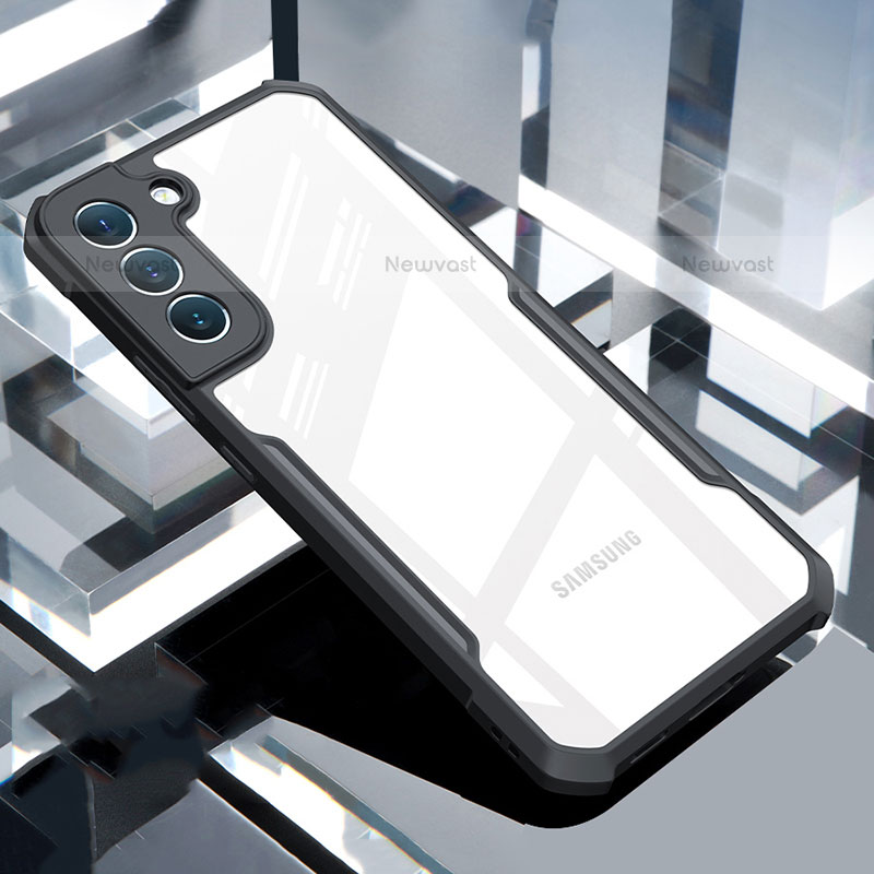 Ultra-thin Transparent TPU Soft Case T05 for Samsung Galaxy S21 5G Black