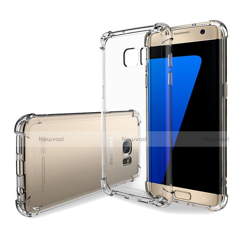 Ultra-thin Transparent TPU Soft Case T05 for Samsung Galaxy S7 Edge G935F Clear