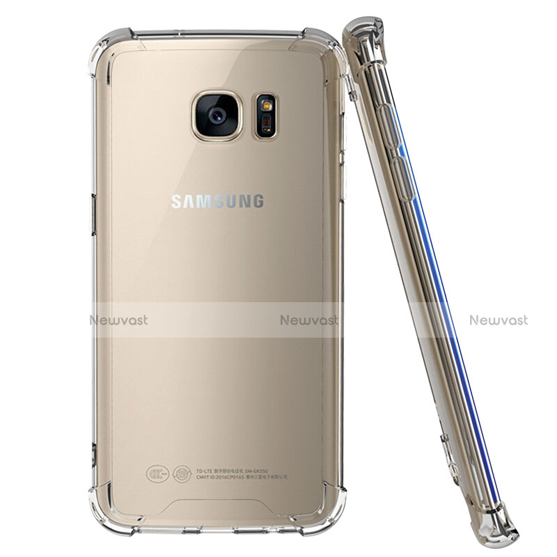 Ultra-thin Transparent TPU Soft Case T05 for Samsung Galaxy S7 Edge G935F Clear