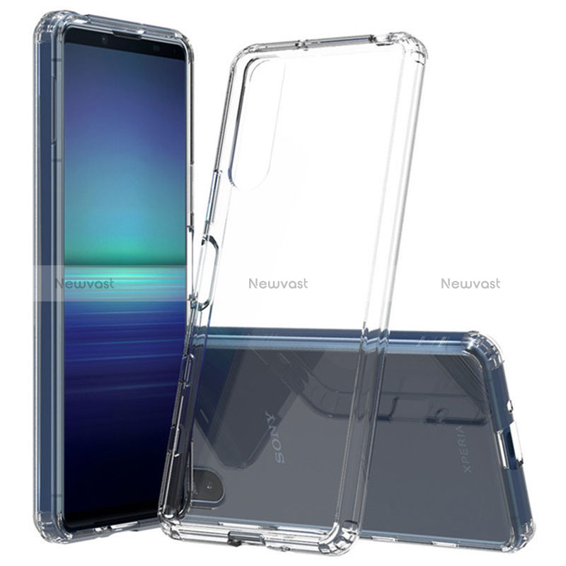 Ultra-thin Transparent TPU Soft Case T05 for Sony Xperia 10 III Clear