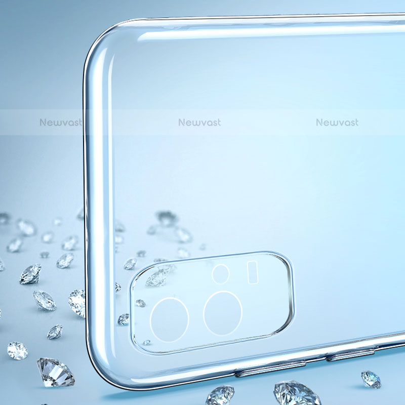 Ultra-thin Transparent TPU Soft Case T05 for Vivo iQOO 8 5G Clear