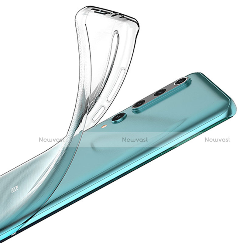 Ultra-thin Transparent TPU Soft Case T05 for Xiaomi Mi 10 Clear