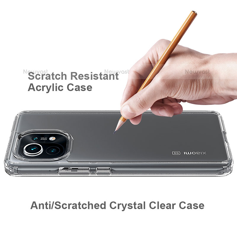 Ultra-thin Transparent TPU Soft Case T05 for Xiaomi Mi 11 5G Clear