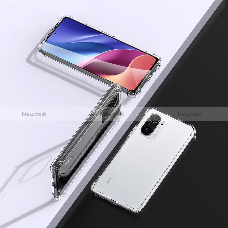 Ultra-thin Transparent TPU Soft Case T05 for Xiaomi Mi 11X Pro 5G Clear