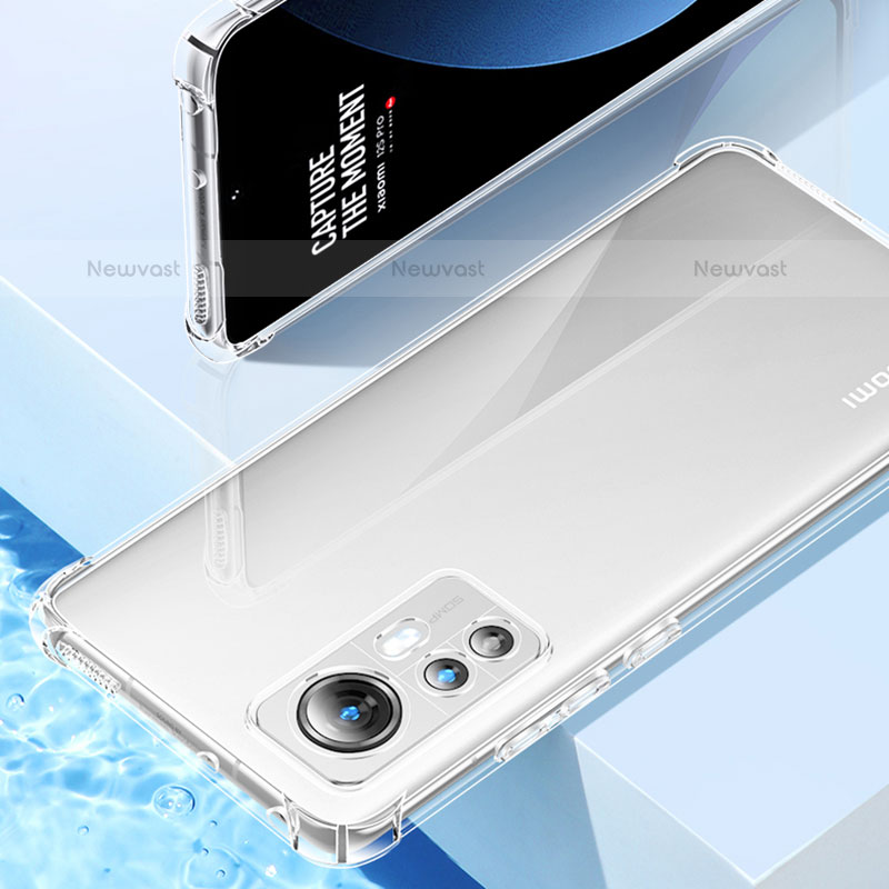 Ultra-thin Transparent TPU Soft Case T05 for Xiaomi Mi 12 Pro 5G Clear