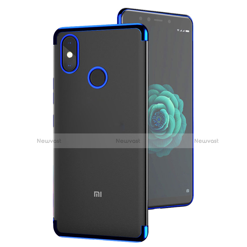 Ultra-thin Transparent TPU Soft Case T05 for Xiaomi Mi 6X Blue