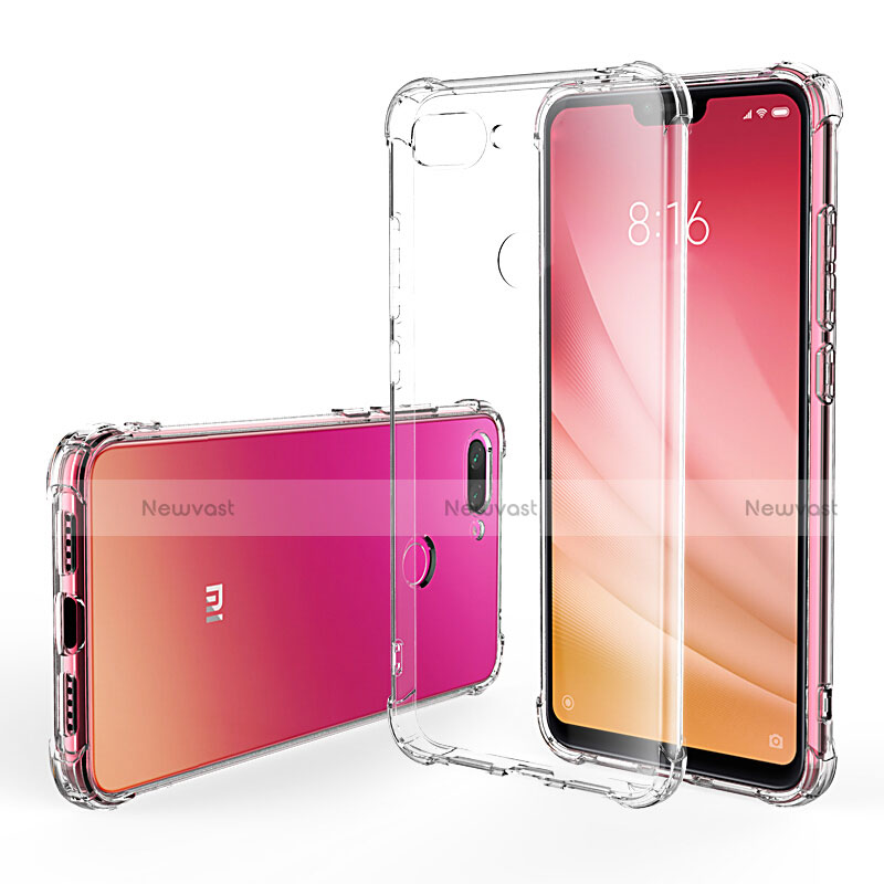 Ultra-thin Transparent TPU Soft Case T05 for Xiaomi Mi 8 Lite Clear