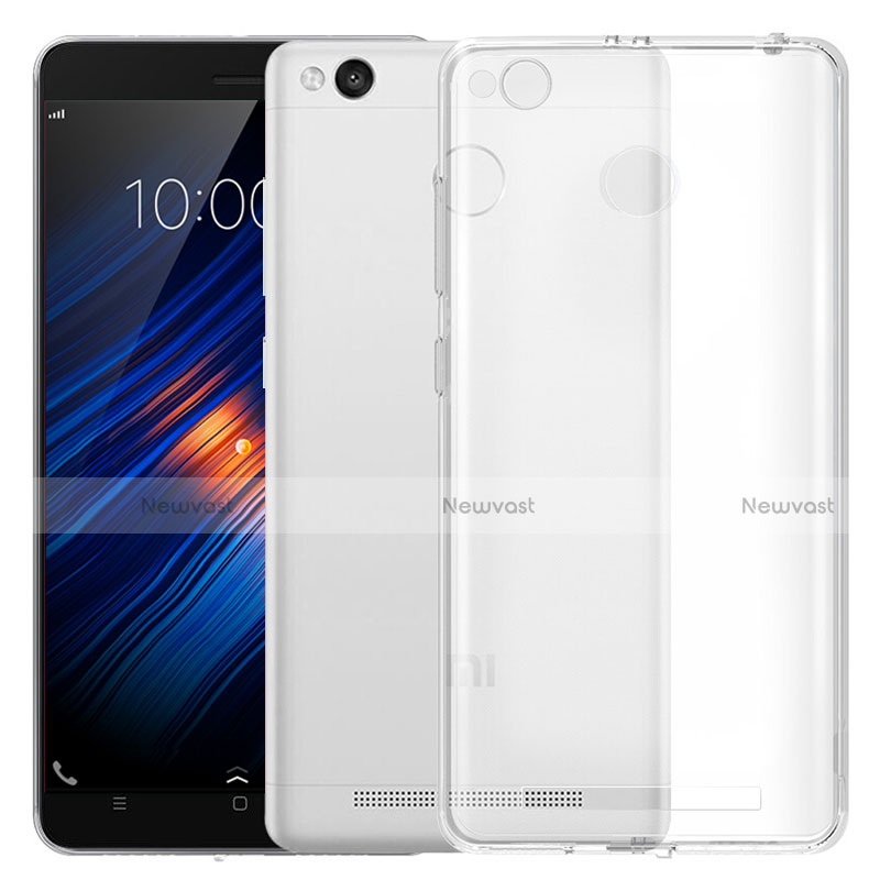 Ultra-thin Transparent TPU Soft Case T05 for Xiaomi Redmi 3S Clear