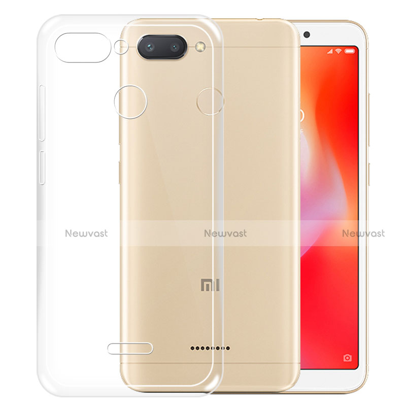 Ultra-thin Transparent TPU Soft Case T05 for Xiaomi Redmi 6 Clear