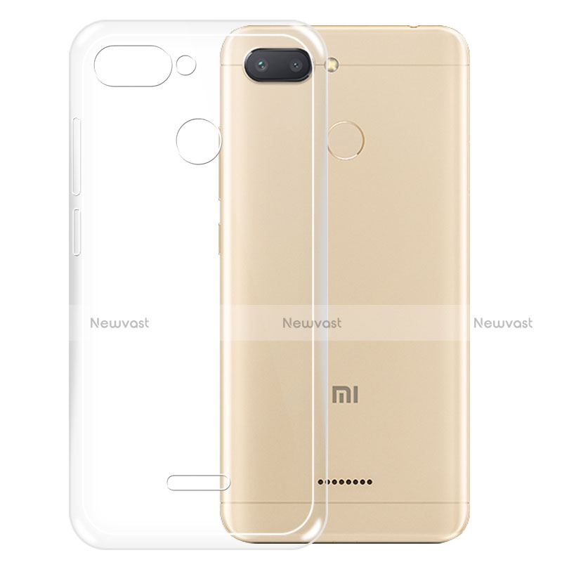 Ultra-thin Transparent TPU Soft Case T05 for Xiaomi Redmi 6 Clear