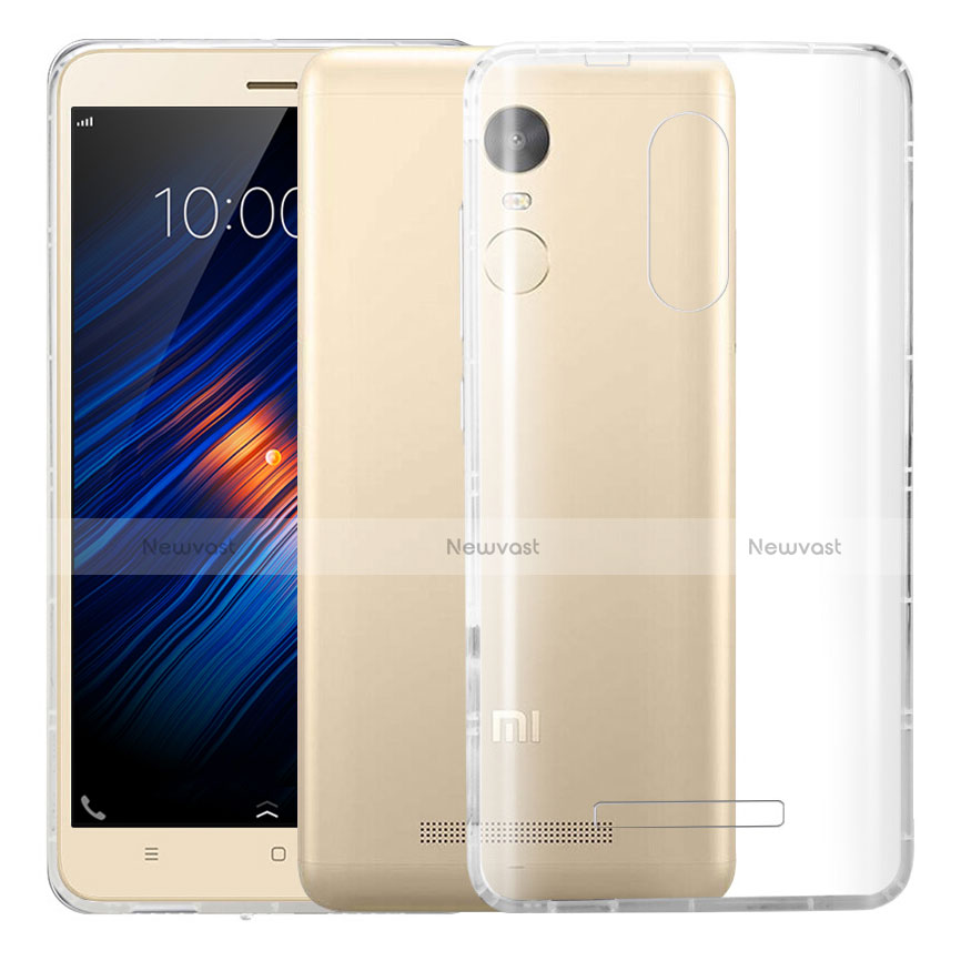 Ultra-thin Transparent TPU Soft Case T05 for Xiaomi Redmi Note 3 Clear
