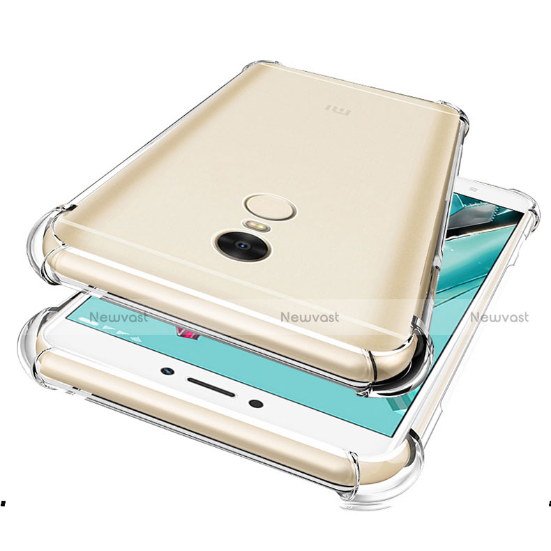 Ultra-thin Transparent TPU Soft Case T05 for Xiaomi Redmi Note 4 Standard Edition Clear