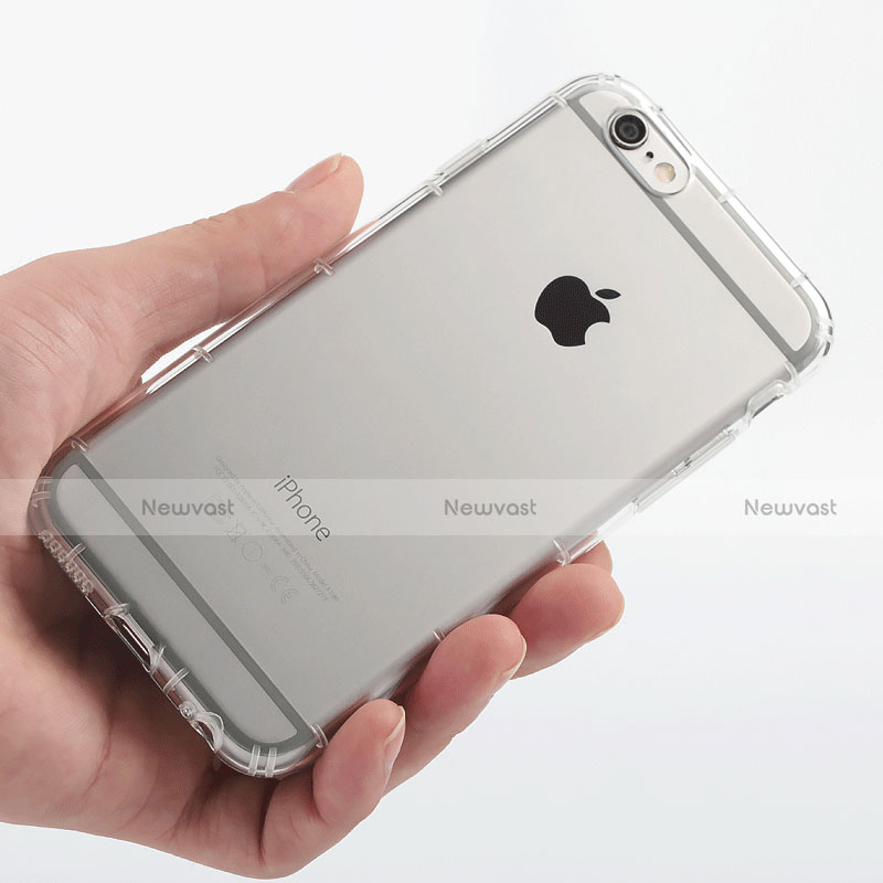 Ultra-thin Transparent TPU Soft Case T06 for Apple iPhone 6S Clear