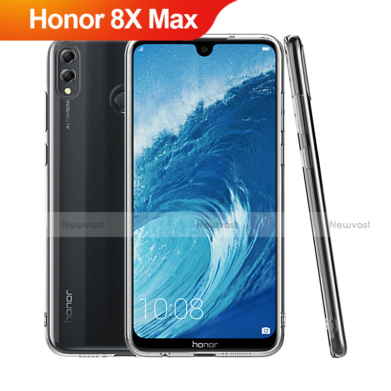 Ultra-thin Transparent TPU Soft Case T06 for Huawei Honor 8X Max Clear