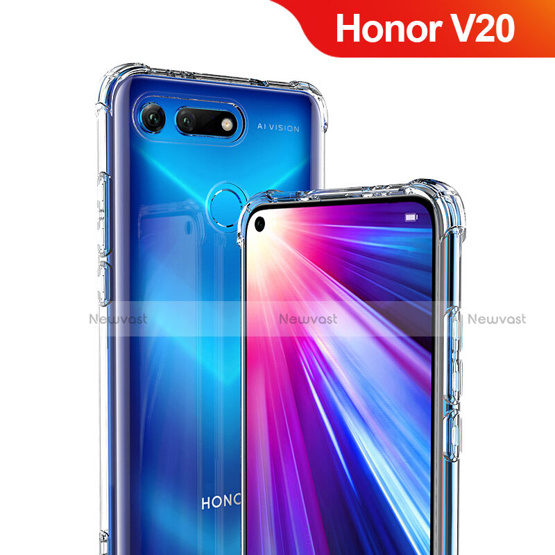 Ultra-thin Transparent TPU Soft Case T06 for Huawei Honor V20 Clear