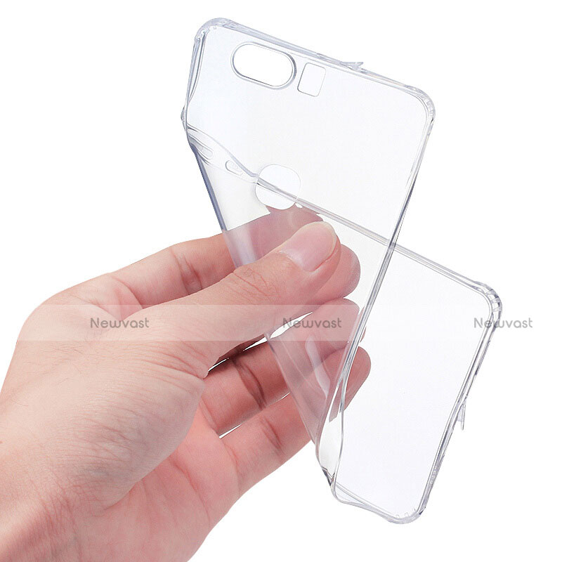 Ultra-thin Transparent TPU Soft Case T06 for Huawei Honor V8 Clear
