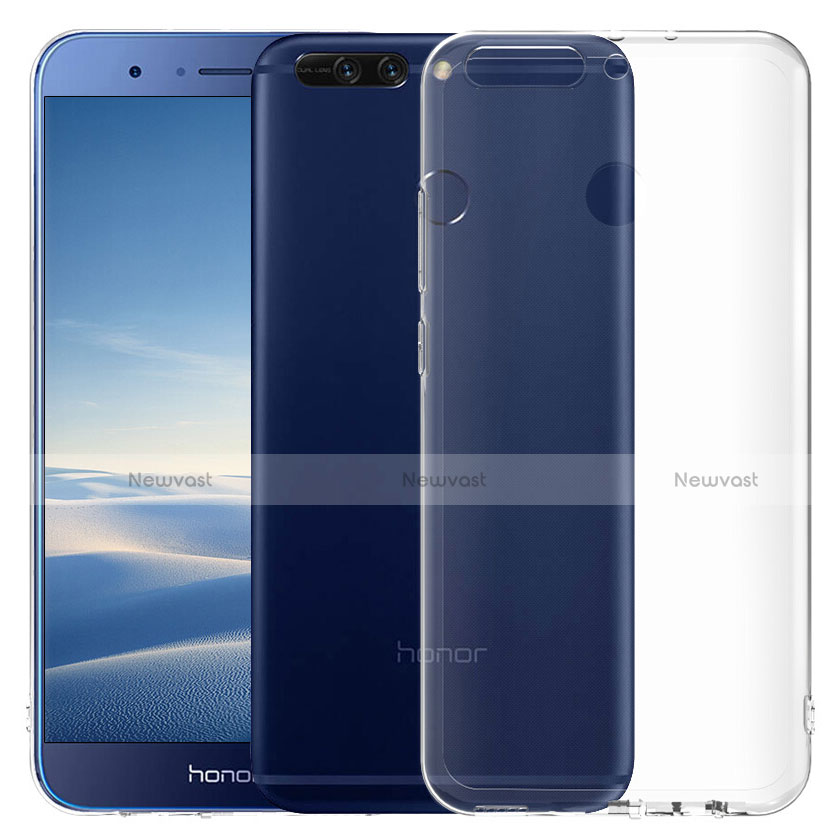 Ultra-thin Transparent TPU Soft Case T06 for Huawei Honor V9 Clear