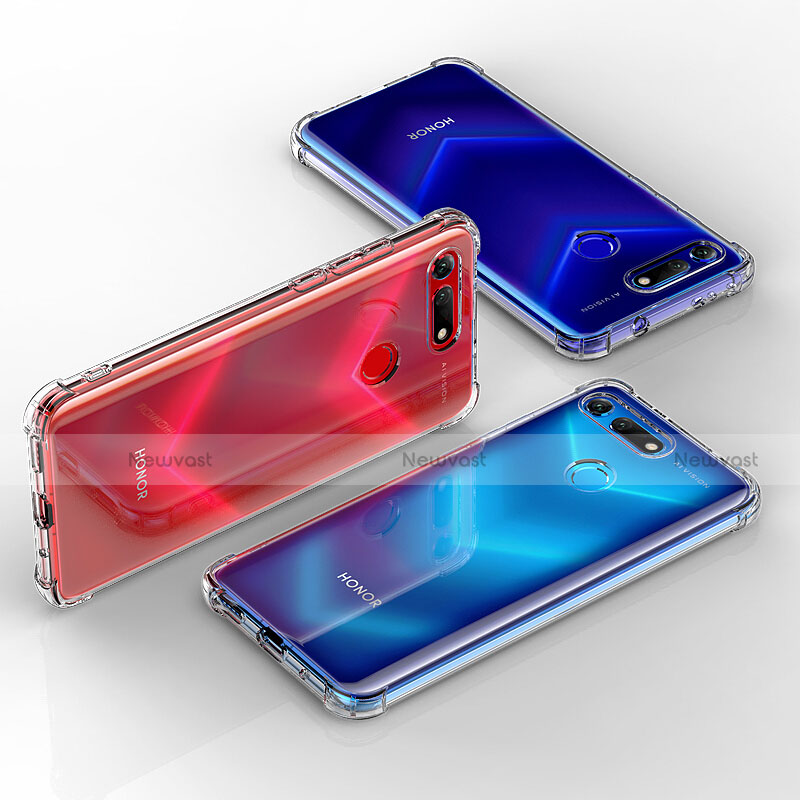 Ultra-thin Transparent TPU Soft Case T06 for Huawei Honor View 20 Clear