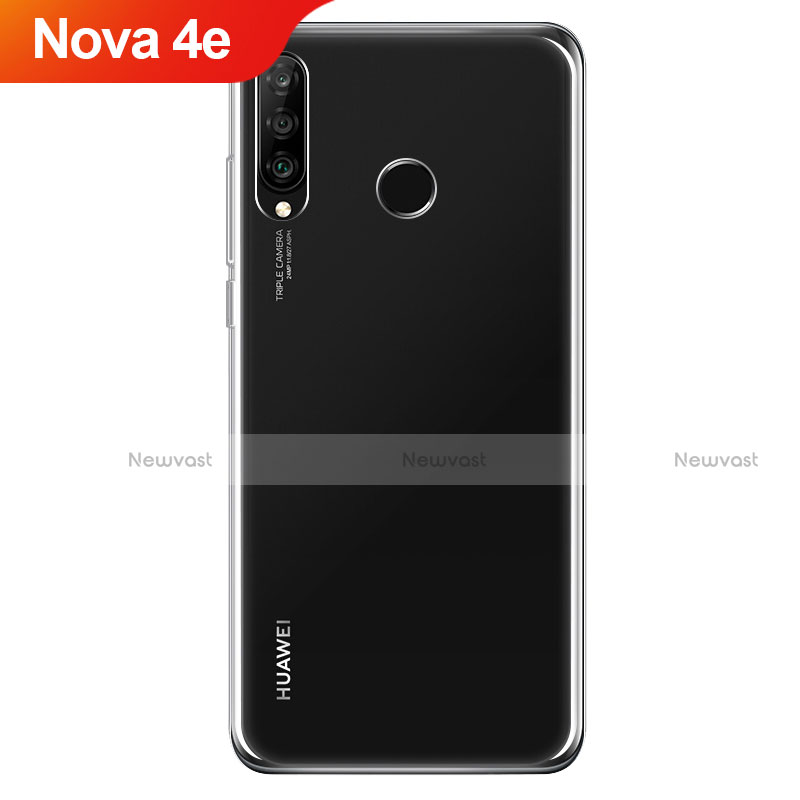 Ultra-thin Transparent TPU Soft Case T06 for Huawei Nova 4e Clear