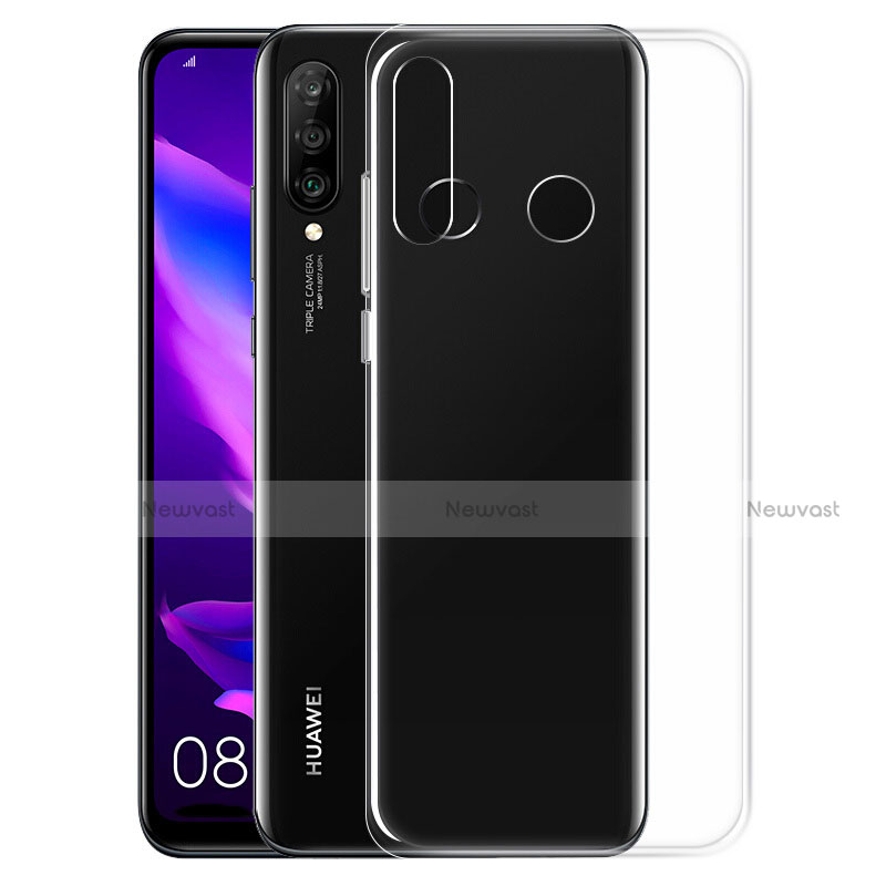 Ultra-thin Transparent TPU Soft Case T06 for Huawei Nova 4e Clear