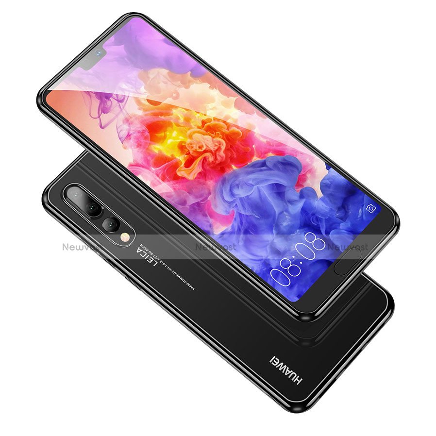 Ultra-thin Transparent TPU Soft Case T06 for Huawei P20 Pro Black