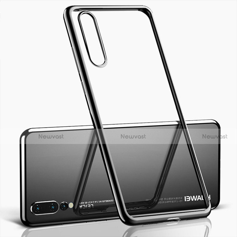 Ultra-thin Transparent TPU Soft Case T06 for Huawei P20 Pro Black
