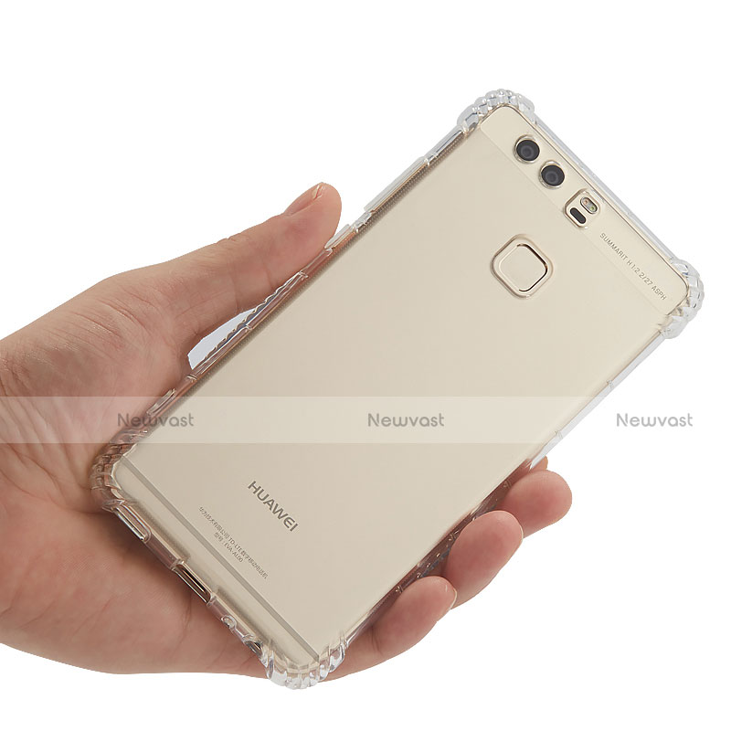 Ultra-thin Transparent TPU Soft Case T06 for Huawei P9 Plus Clear